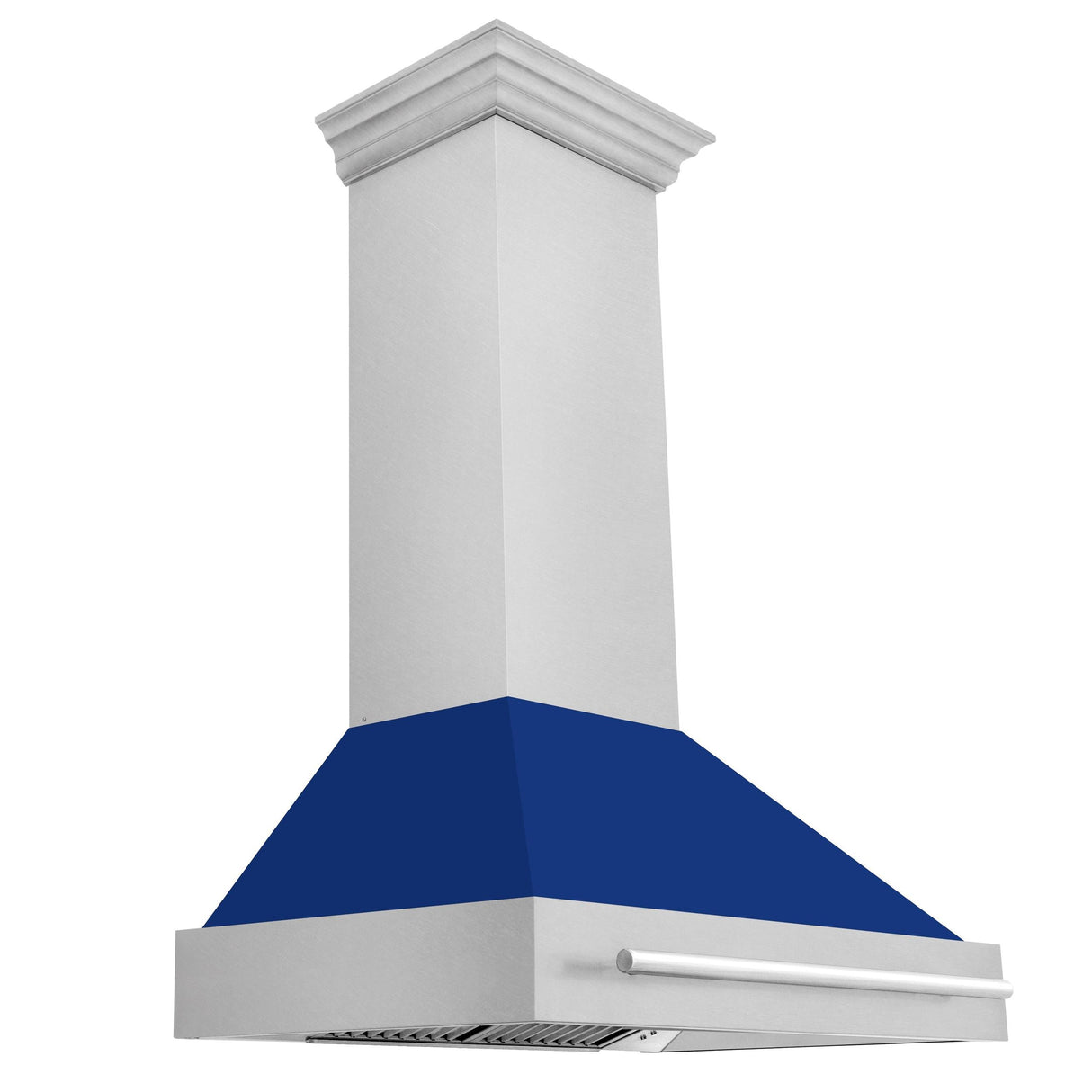 ZLINE 36 in. DuraSnow Stainless Steel Range Hood with DuraSnow Shell (8654SNX-36) [Color: Blue Gloss] - (8654SNXBG36)