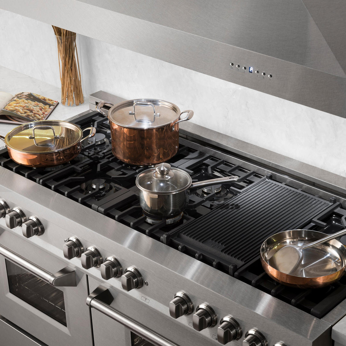 ZLINE RAS-WM-60 Dual Fuel Range in DuraSnow Stainless Steel - image 29