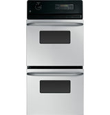 GE JRP28SKSS - 24 in. 5.4 cu. ft. Top Control Electric Double Wall Oven - Stainless Steel