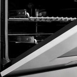 ZLINE Autograph Edition 60 in. 7.4 cu. ft. Dual Fuel Range with Gas Stove and Electric Oven in DuraSnow Stainless Steel with Accents (RASZ-SN-60) - (RASZSN60CB)