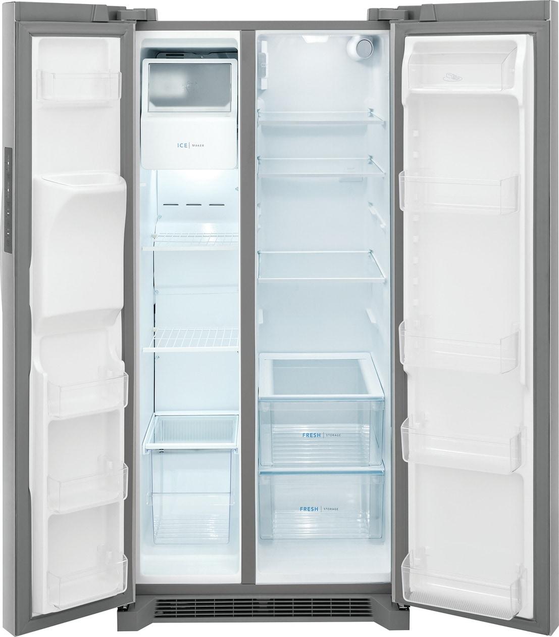 Frigidaire 22.3 Cu. Ft. 33" Standard Depth Side by Side Refrigerator - (FRSS2323AS)