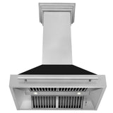 ZLINE 36 in. DuraSnow Stainless Steel Range Hood with DuraSnow Shell (8654SNX-36) [Color: Red Matte] - (8654SNXRM36)