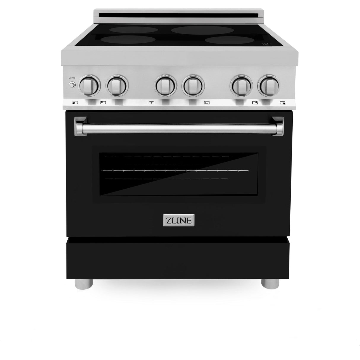 ZLINE 30" 4.0 cu. ft. Induction Range with a 4 Element Stove and Electric Oven in Stainless Steel (RAIND-30) [Color: Black Matte] - (RAINDBLM30)