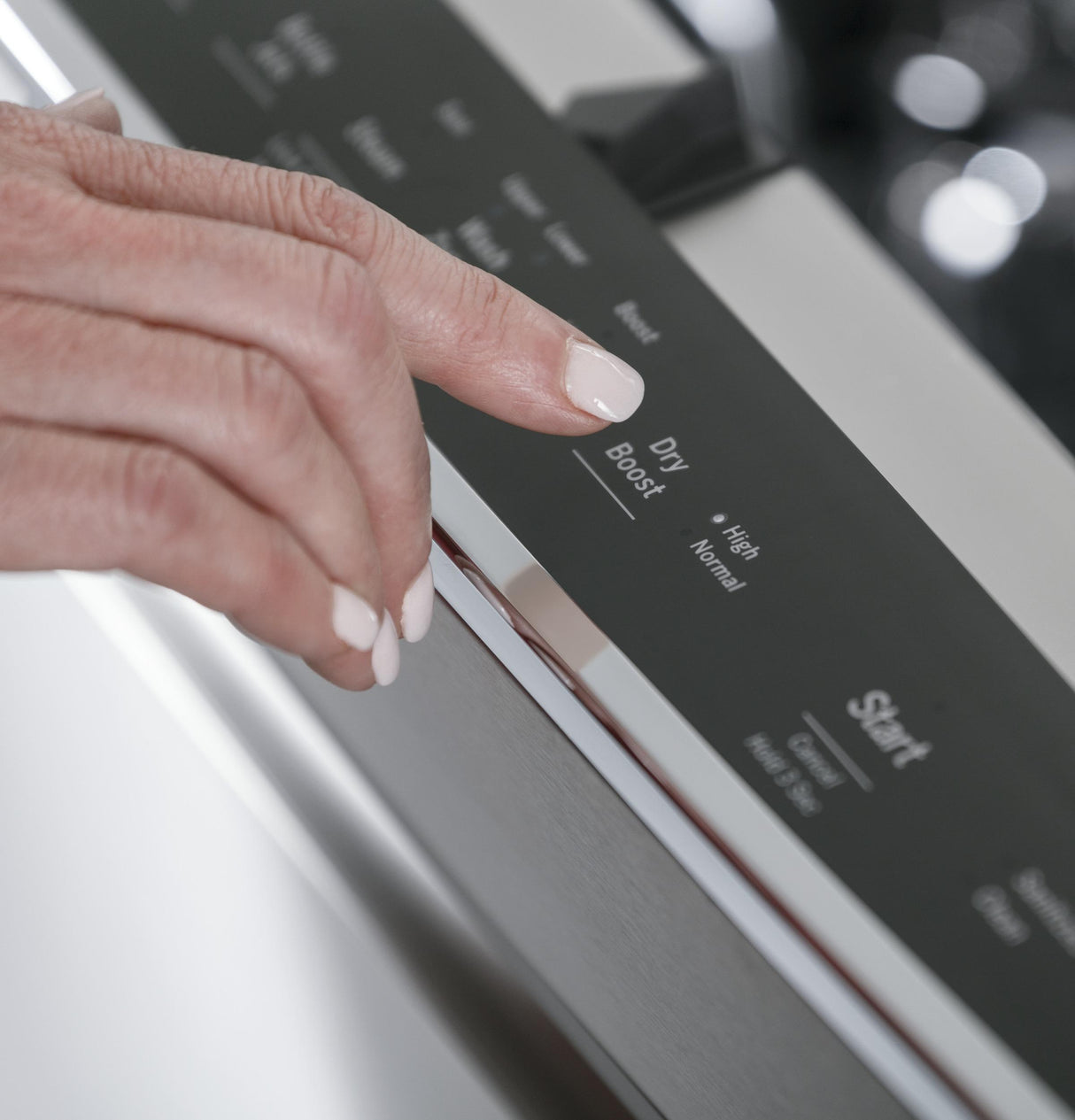 GE Profile(TM) ENERGY STAR(R) Fingerprint Resistant Top Control with Stainless Steel Interior Dishwasher with Sanitize Cycle & Dry Boost with Fan Assist - (PDT715SYNFS)