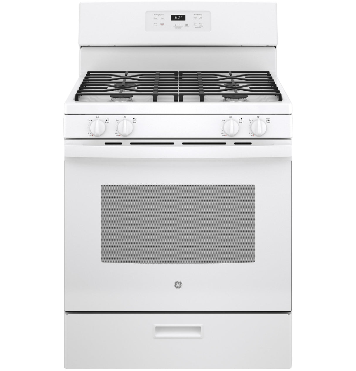 GE JGBS61DPWW - 30 in. 4.8 cu. ft. Gas Range with 4 Sealed Burners - White