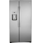 GE GZS22IYNFS - 36 in. 21.8 cu. ft. Counter Depth Side by Side Refrigerator with Ice & Water Dispenser - Fingerprint Resistant Stainless