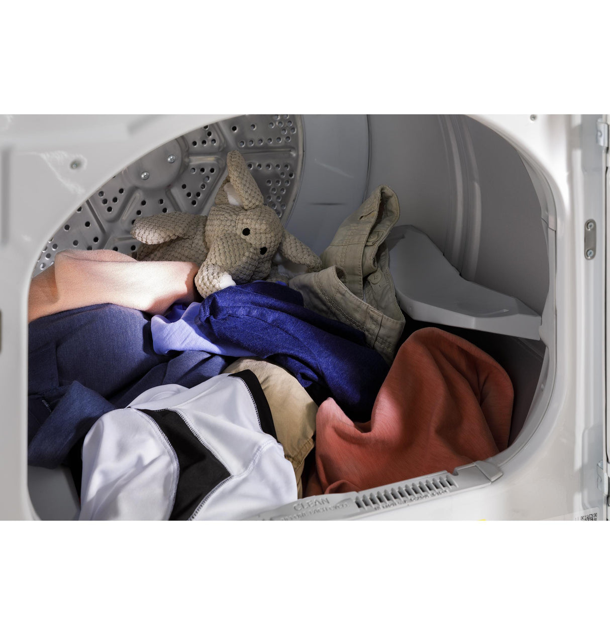 GE(R) 7.4 cu. ft. Capacity Electric Dryer with Up To 120 ft. Venting and Sensor Dry - (GTD58EBSVWS)