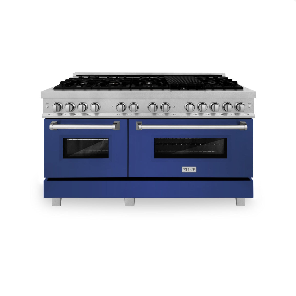 ZLINE RASBM60 Dual Fuel Range in DuraSnow Stainless Steel - image 1
