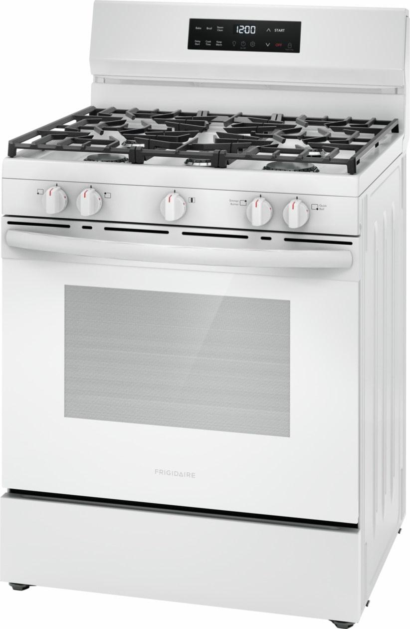 Frigidaire 30" Gas Range with Quick Boil - (FCRG3062AW)