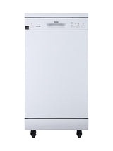 Danby 18" Wide Portable Dishwasher in White - (DDW1805EWP)