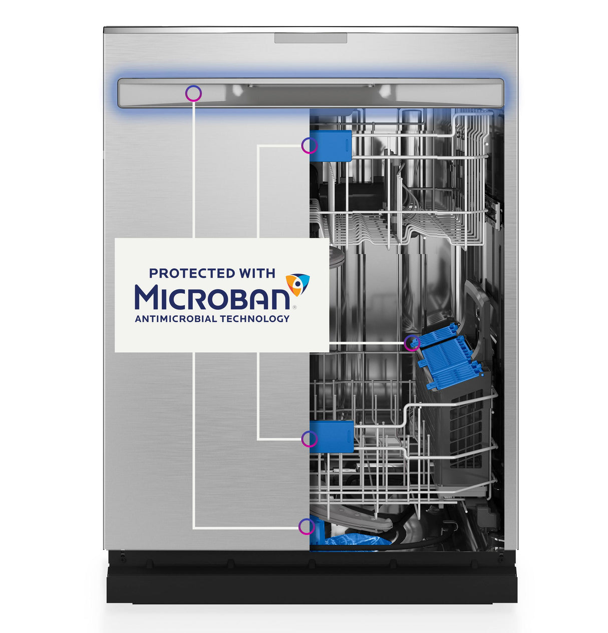 GE Profile(TM) ENERGY STAR(R) UltraFresh System Dishwasher with Stainless Steel Interior - (PDP755SYRFS)