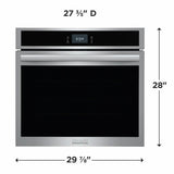 Frigidaire Gallery 30" Single Electric Wall Oven with Total Convection - (GCWS3067AF)