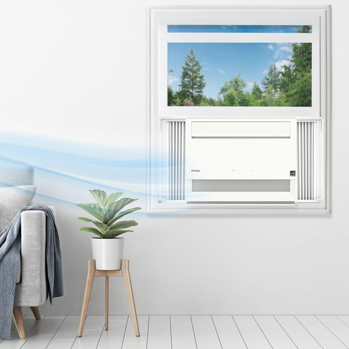 Danby 8,000 BTU Window AC with WIFI in White - (DAC080B5WDB)