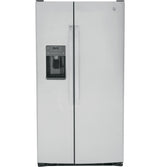 GE GSS25GYPFS - 36 in. 25.3 cu. ft. Side by Side Refrigerator with Ice & Water Dispenser - Fingerprint Resistant Stainless