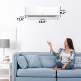 Danby 17000 BTU Mini-Split AC with Heat Pump in White - (DAS170GBHWDB)