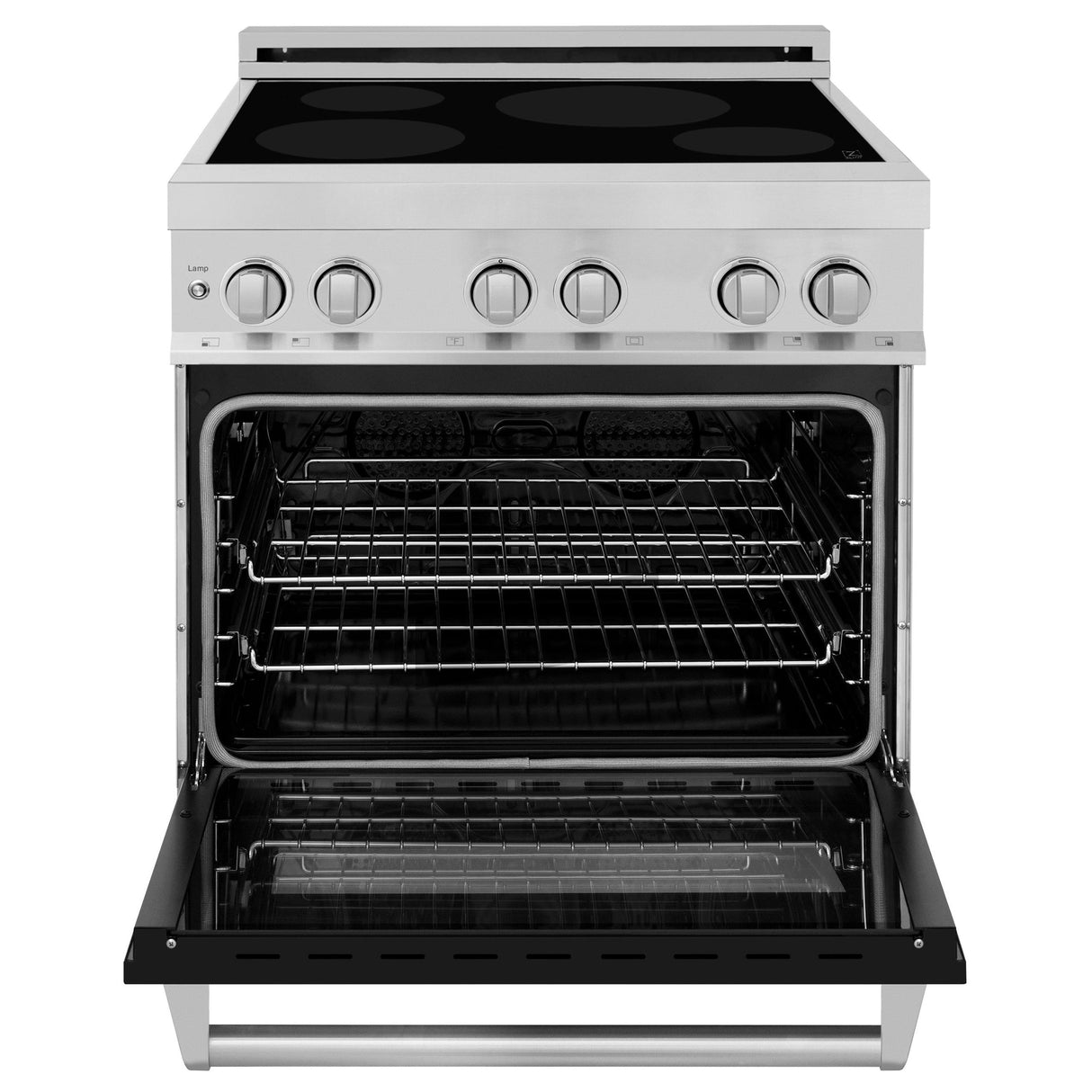 ZLINE 30" 4.0 cu. ft. Induction Range with a 4 Element Stove and Electric Oven in Stainless Steel (RAIND-30) [Color: Black Matte] - (RAINDBLM30)