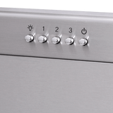 36 Inch Professional Range Hood, 11 Inches Tall In Stainless Steel (duct Cover Sold Separately) - Model Trh3606 - (TRH3606) - THOR KITCHEN