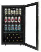 Danby 4.5 cu. ft. Free-Standing Beverage Center in Stainless Steel - (DBC045L1SS)