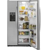 GE GZS22DSJSS - 36 in. 21.9 cu. ft. Counter Depth Side by Side Refrigerator with Ice & Water Dispenser - Stainless Steel