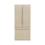 ZLINE 36" 19.6 cu. Ft. Panel Ready Built-In 3-Door French Door Refrigerator with Internal Water and Ice Dispenser (RBIV-36) - (RBIV36)