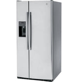 GE GSS23GYPFS - 33 in. 23 cu. ft. Side by Side Refrigerator with Ice & Water Dispenser - Fingerprint Resistant Stainless