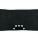 GE JP3036SLSS - 36 in. 5-Burner Electric Cooktop with Simmer Burner & Power Burner - Stainless Steel