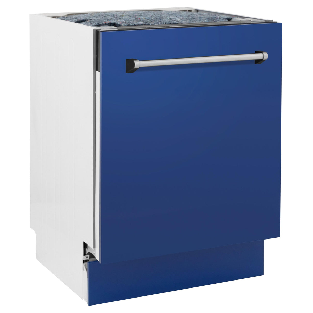 ZLINE 24" Tallac Series 3rd Rack Dishwasher with Traditional Handle, 51dBa (DWV-24) [Color: Blue Matte] - (DWVBM24)