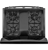 GE JGBS30DEKBB - 30 in. 4.8 cu. ft. Gas Range with 4 Sealed Burners - Black