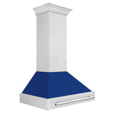 ZLINE 36 in. DuraSnow Stainless Steel Range Hood with DuraSnow Shell (8654SNX-36) [Color: Blue Gloss] - (8654SNXBG36)