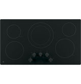 GE JP3036DLBB - 36 in. 5-Burner Electric Cooktop with Simmer Burner & Power Burner - Black
