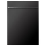 ZLINE 18 in. Compact Top Control Dishwasher with Stainless Steel Tub and Modern Style Handle, 52 dBa (DW-18) [Color: Black Stainless] - (DWBSH18)