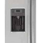 GE GZS22DSJSS - 36 in. 21.9 cu. ft. Counter Depth Side by Side Refrigerator with Ice & Water Dispenser - Stainless Steel