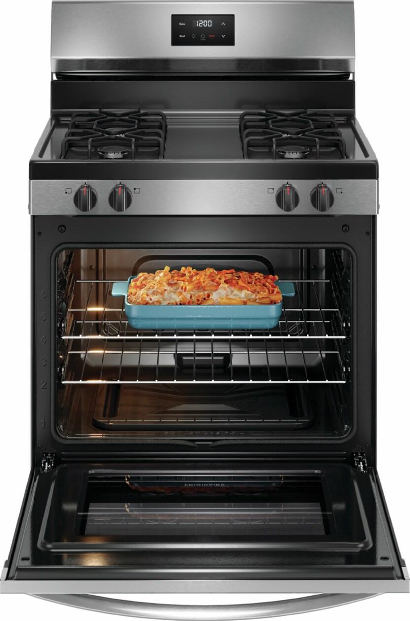 Frigidaire 30" Gas Range - (FCRG3051BS)