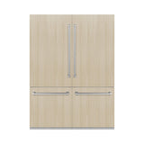 ZLINE 60" 32.2 cu. Ft. Panel Ready Built-In 4-Door French Door Refrigerator with Internal Water and Ice Dispenser (RBIV-60) - (RBIV60)