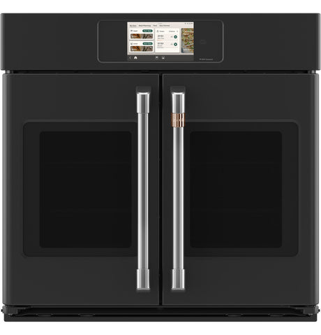 Café CTS90FP3ZD1 Professional Series 30" French-Door Single Wall Oven in Matte Black