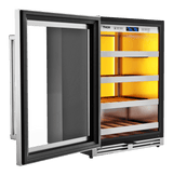 Thor Kitchen 24-inch Single Zone Wine Cooler, Left Swing, 45 Wine Bottle Capacity - Model Twc24ul-lh - (TWC24ULLH)
