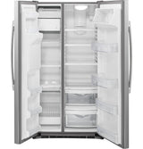 GE GZS22DSJSS - 36 in. 21.9 cu. ft. Counter Depth Side by Side Refrigerator with Ice & Water Dispenser - Stainless Steel