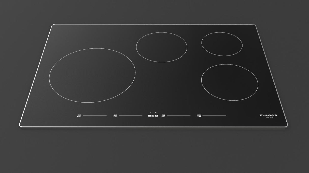 30" INDUCTION COOKTOP WITH BRUSHED ALUMINUM TRIM - (F7IT30S1)