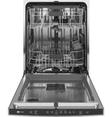 GE Profile(TM) ENERGY STAR(R) Fingerprint Resistant Top Control with Stainless Steel Interior Dishwasher with Sanitize Cycle & Dry Boost with Fan Assist - (PDP715SYNFS)
