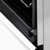 ZLINE Autograph Edition 30" 4.0 cu. ft. Dual Fuel Range with Gas Stove and Electric Oven in DuraSnow Stainless Steel with White Matte Door and Accents (RASZ-WM-30) [Color: Matte Black] - (RASZWM30MB)