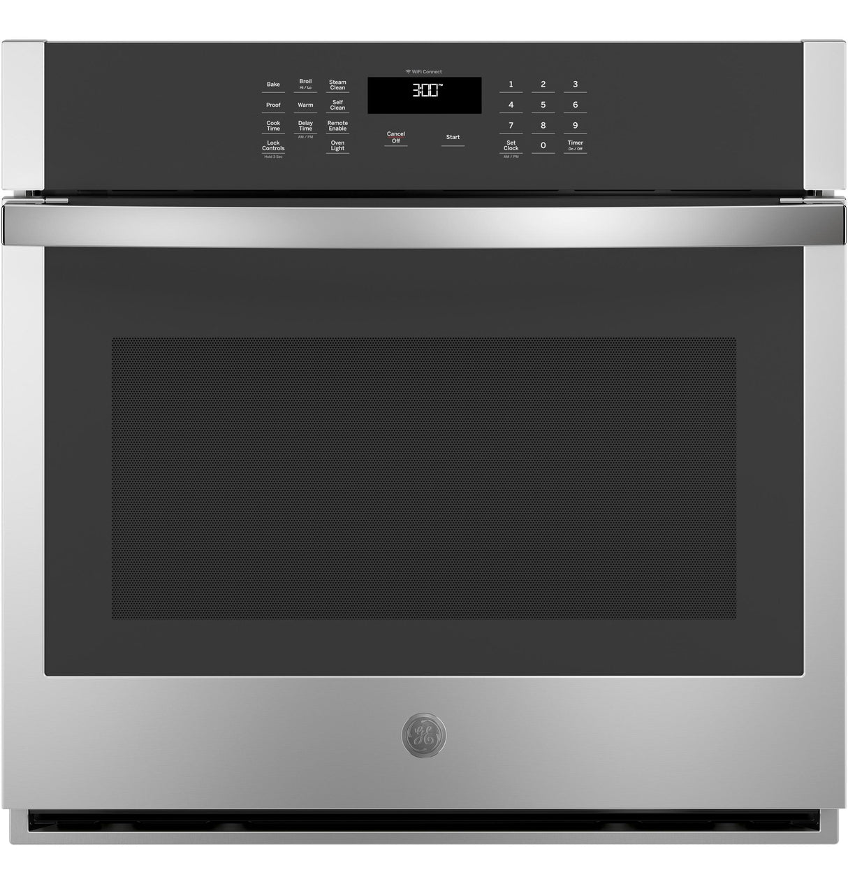 GE JTS3000SNSS - 30 in. 5 ft Smart Built-In Self-Clean Single Wall Oven with Never-Scrub Racks - Stainless Steel