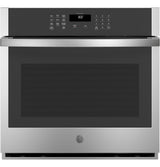 GE JTS3000SNSS - 30 in. 5 ft Smart Built-In Self-Clean Single Wall Oven with Never-Scrub Racks - Stainless Steel