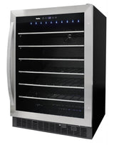 Danby 60 Bottle Built-in Wine Cooler in Stainless Steel - (DWC057A1BSS)