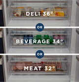 GE GBE17HYRFS - 31 in. 17.7 Cu. Ft. Counter-Depth Bottom-Freezer Refrigerator