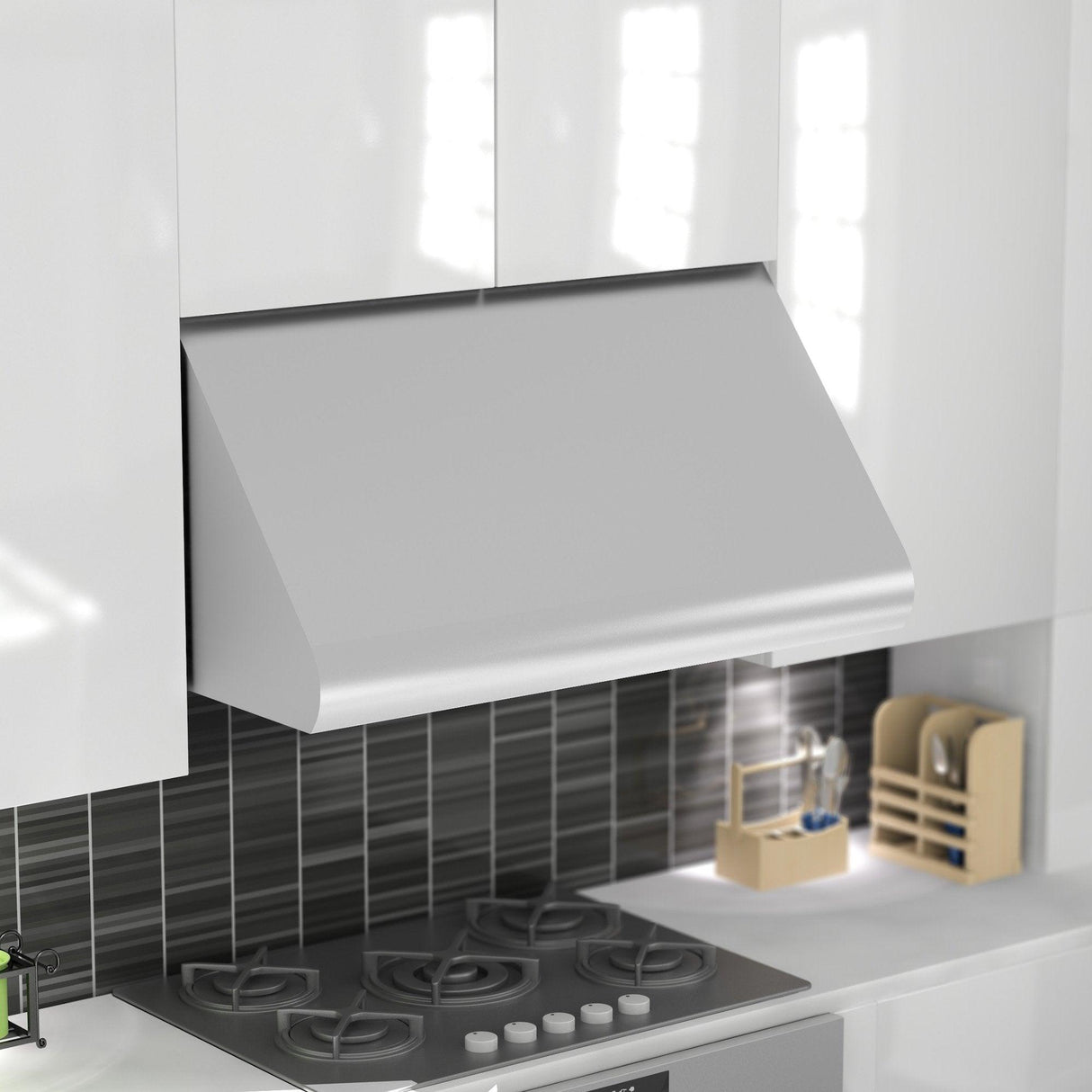 ZLINE Under Cabinet Range Hood in Stainless Steel with Recirculating Options (527) - (52748)