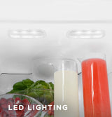 GE GSS25GGPWW - 36 in. 25.3 cu. ft. Side by Side Refrigerator with Ice & Water Dispenser - White