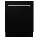 ZLINE 24" Tallac Series 3rd Rack Dishwasher with Traditional Handle, 51dBa (DWV-24) [Color: Black Matte] - (DWVBLM24)
