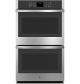 GE JTD3000SNSS - 30 in. 10 ft. Smart Built-In Self-Clean Double Wall Oven with Never-Scrub Racks - Stainless Steel