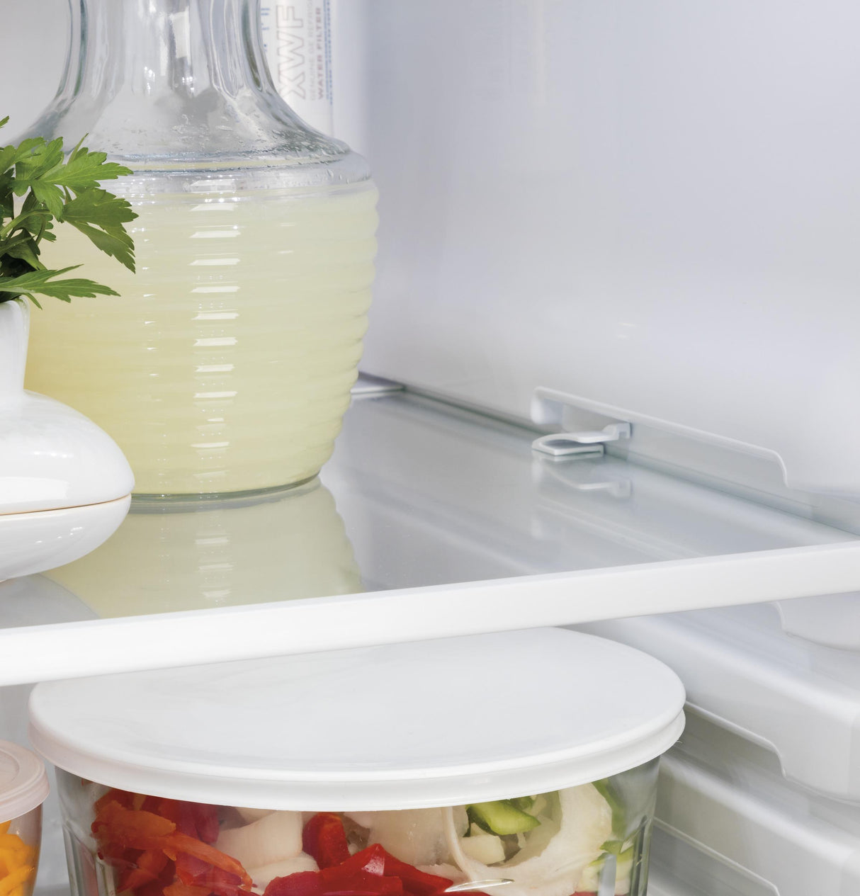 GE GZS22IYNFS - 36 in. 21.8 cu. ft. Counter Depth Side by Side Refrigerator with Ice & Water Dispenser - Fingerprint Resistant Stainless