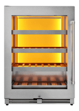 Thor Kitchen 24-inch Single Zone Wine Cooler, Left Swing, 45 Wine Bottle Capacity - Model Twc24ul-lh - (TWC24ULLH)